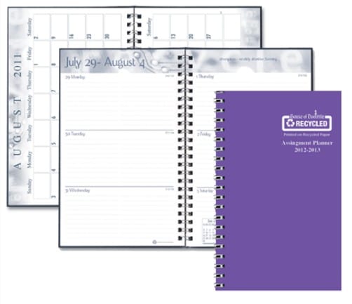 AY27 Planner 5x8 Purple