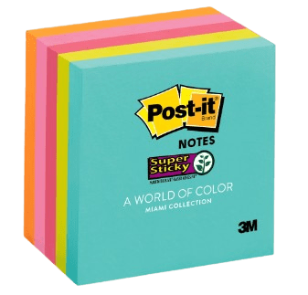 Post-It SS Supernova Neons 5ct