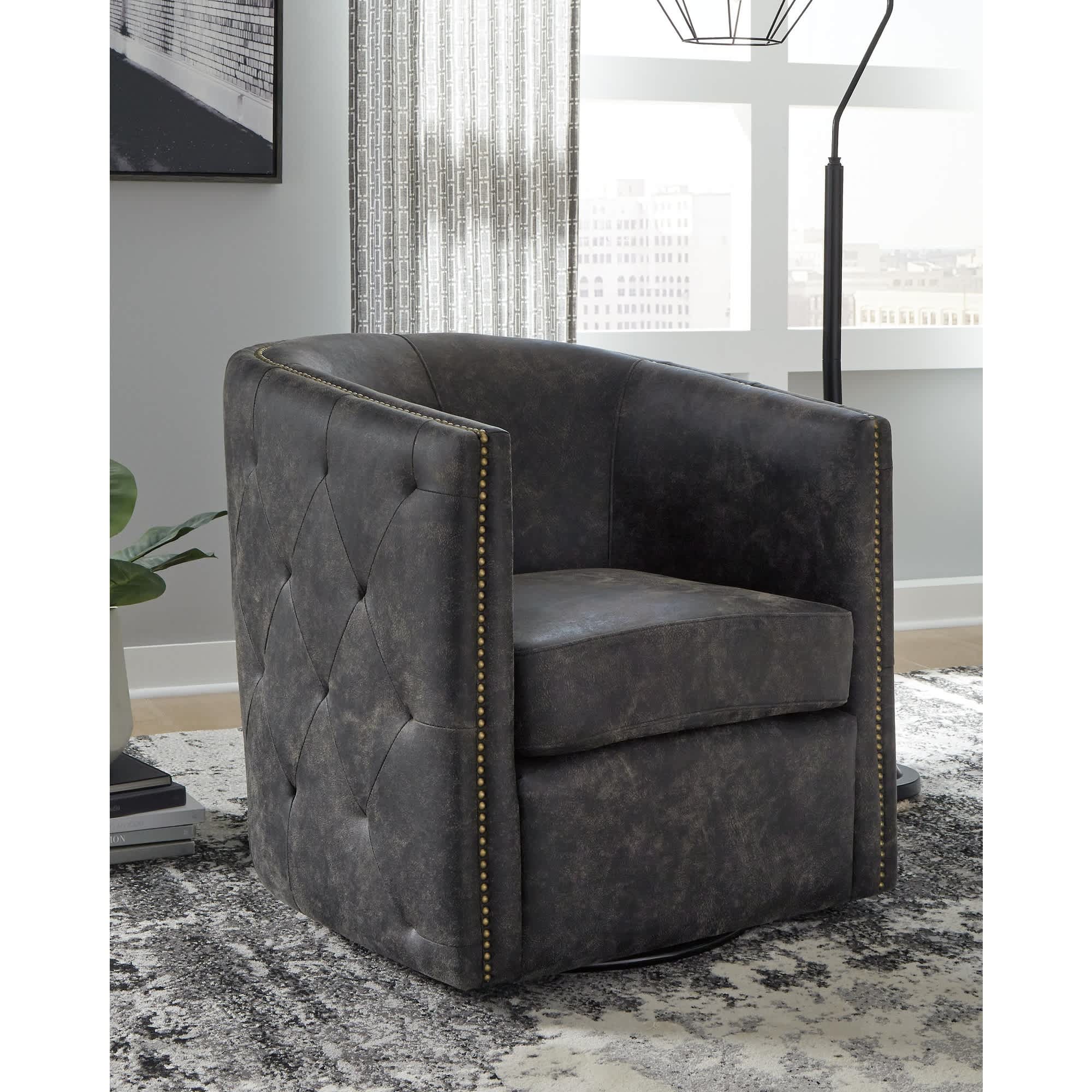 Signature Design by Ashley Brentlow Swivel Accent Chair