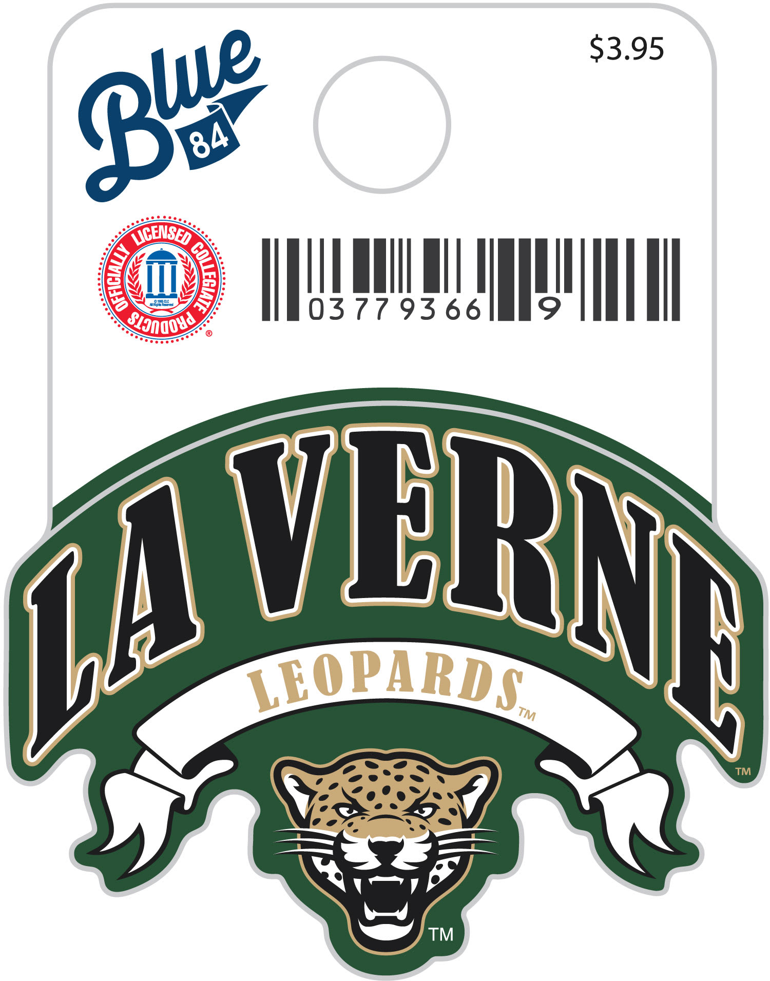 University of La Verne Leopards Mini Sticker