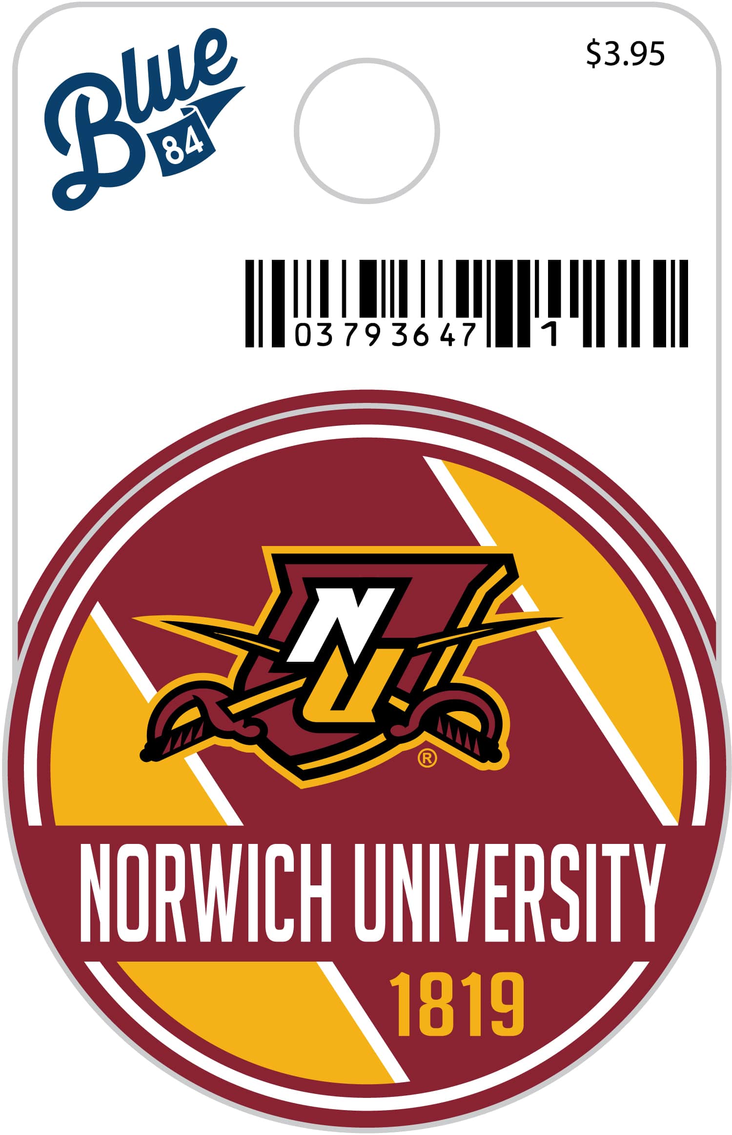 Norwich University Cadets Mini Sticker
