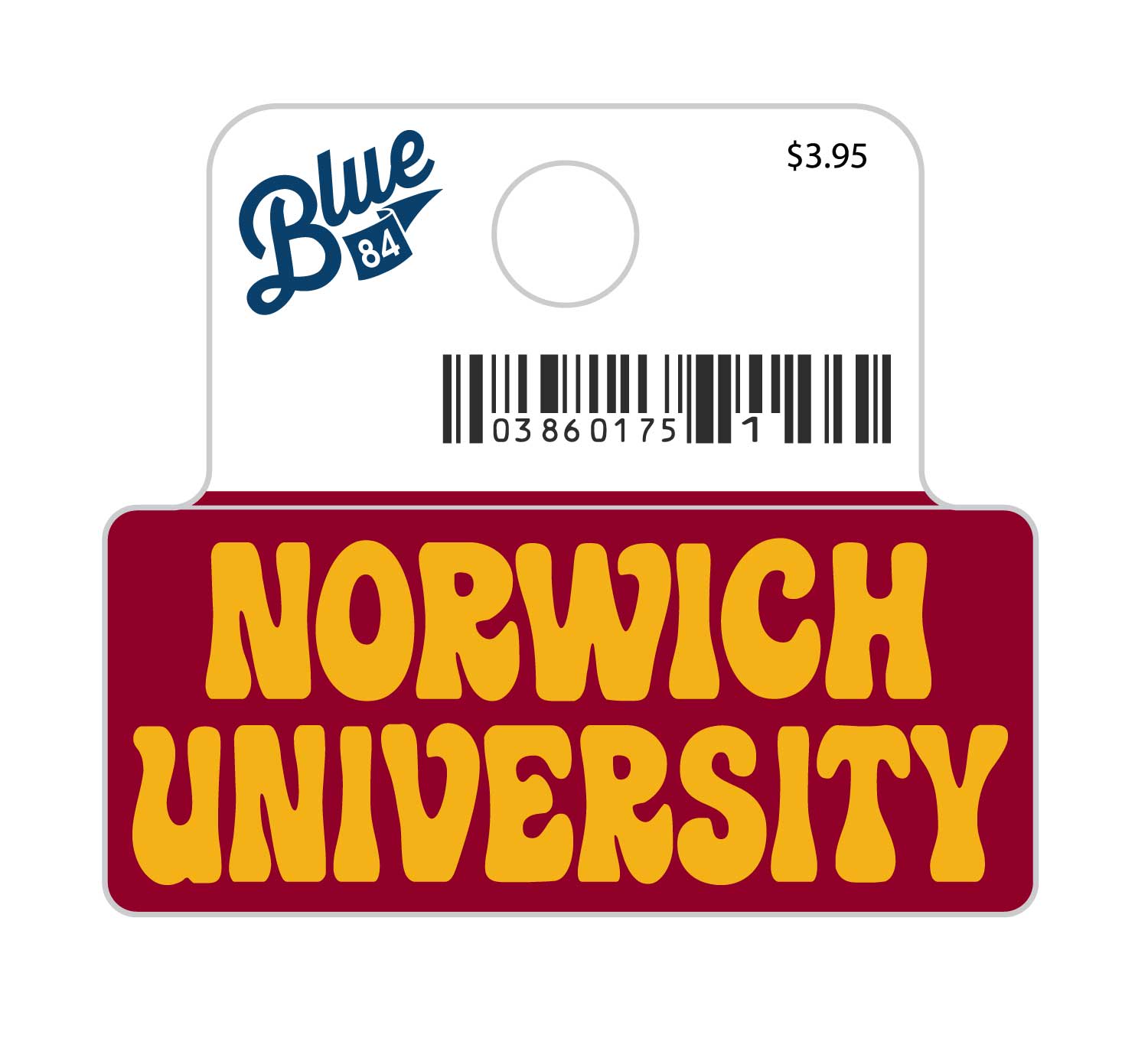 Norwich University Mini Sticker