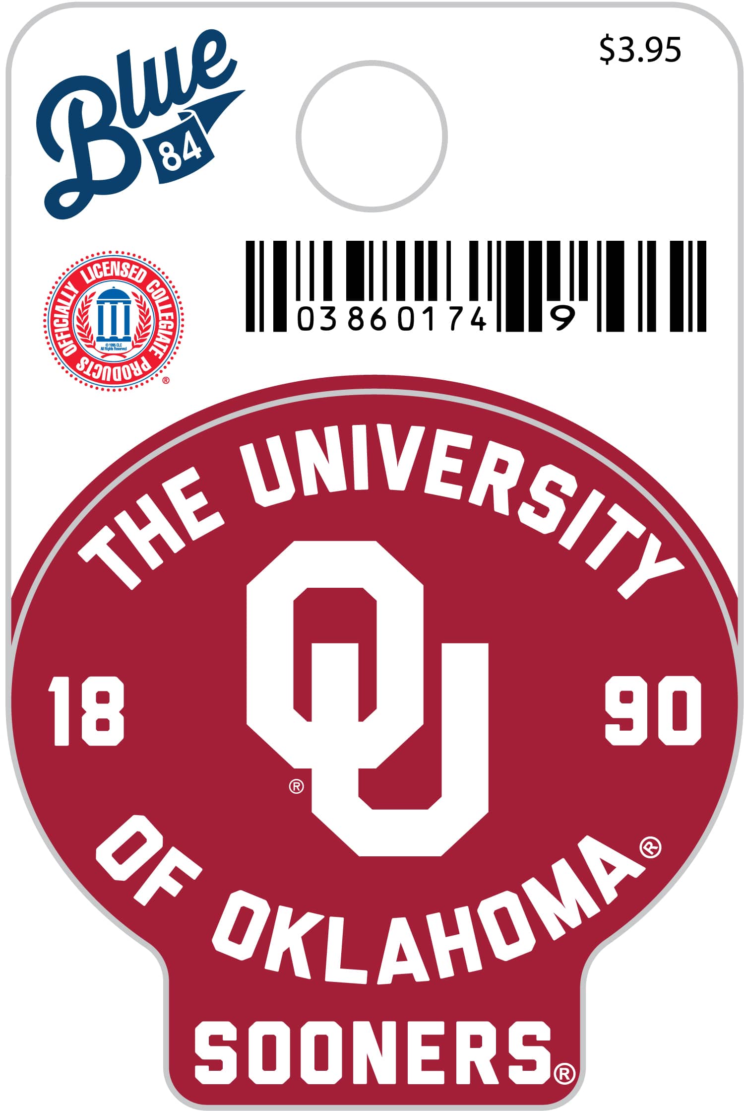 University of Oklahoma Sooners Mini Sticker