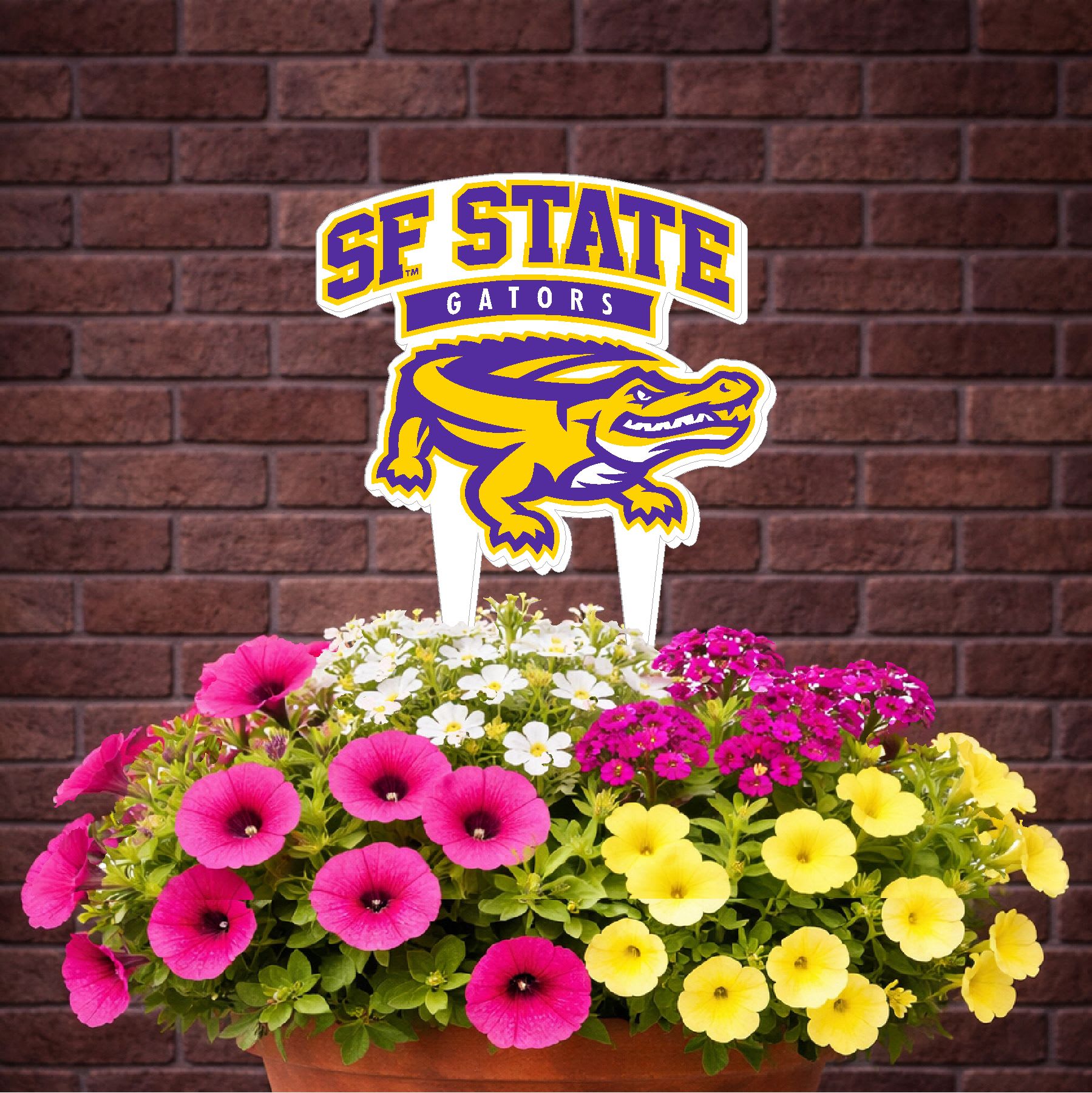 San Francisco State University Gators Garden Guard Sign