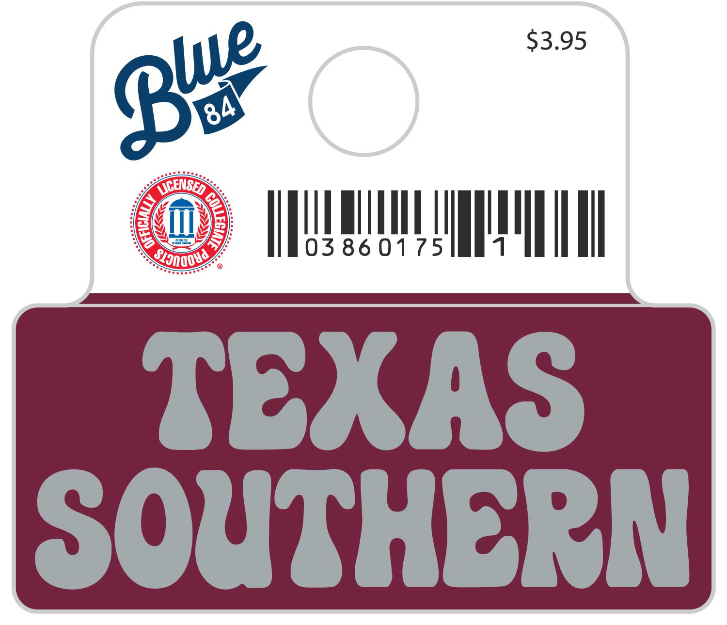 Texas Southern University Mini Sticker