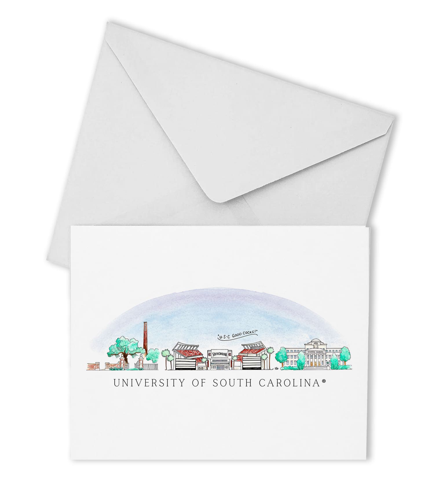 University of South Carolina Skyline Boxed Note Cards - Set of 10