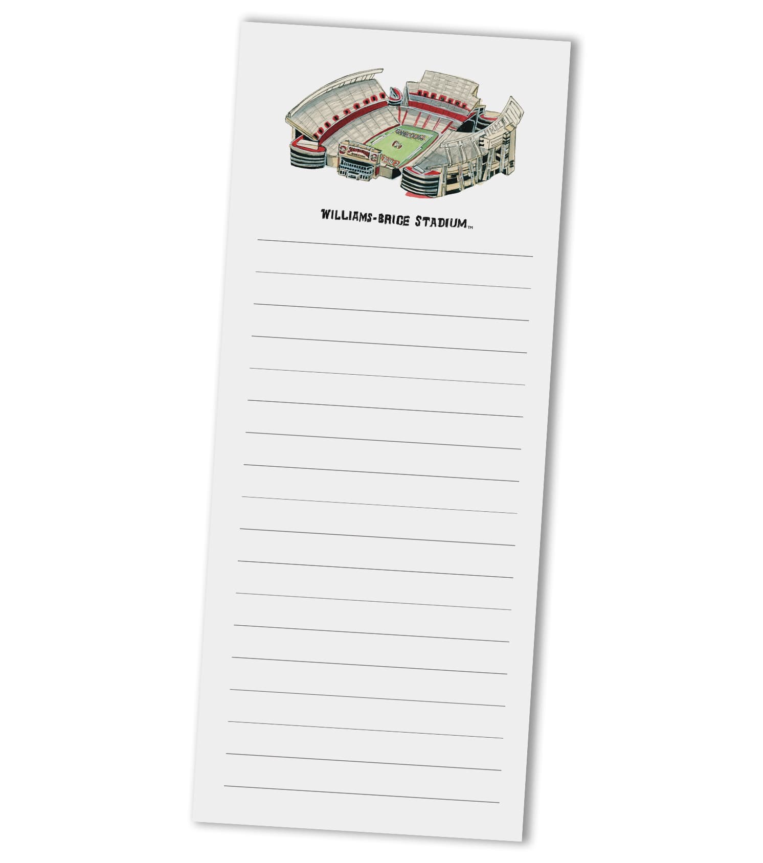 University of South Carolina Stadium 3.5" x 8.5" Notepad