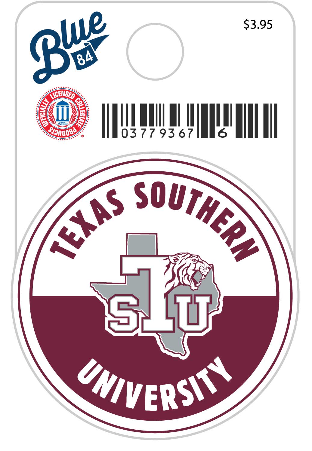 Texas Southern University Tigers Mini Sticker