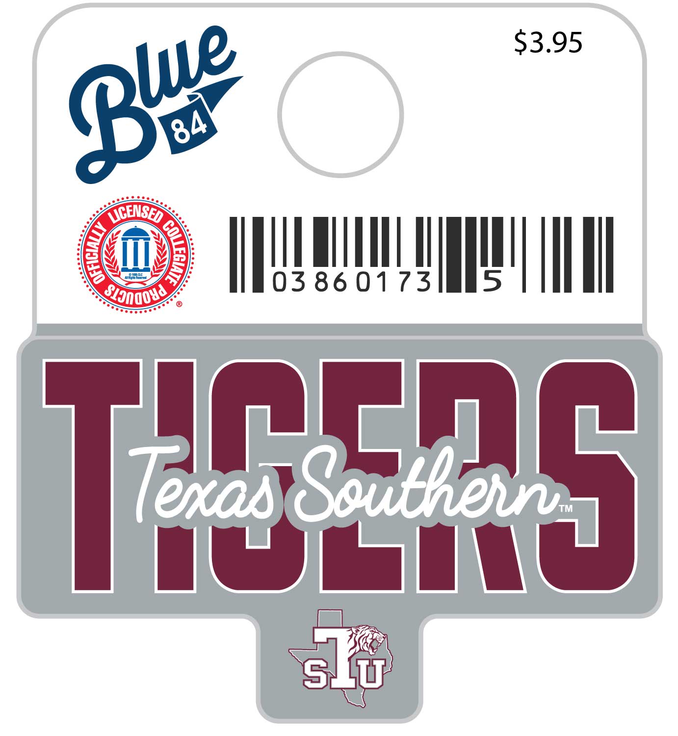 Texas Southern University Tigers Mini Sticker