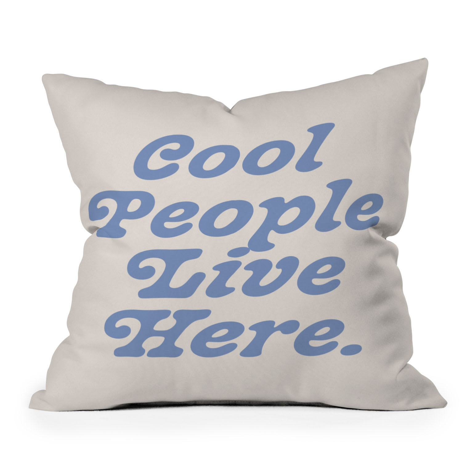 Cool People Throw Pillow