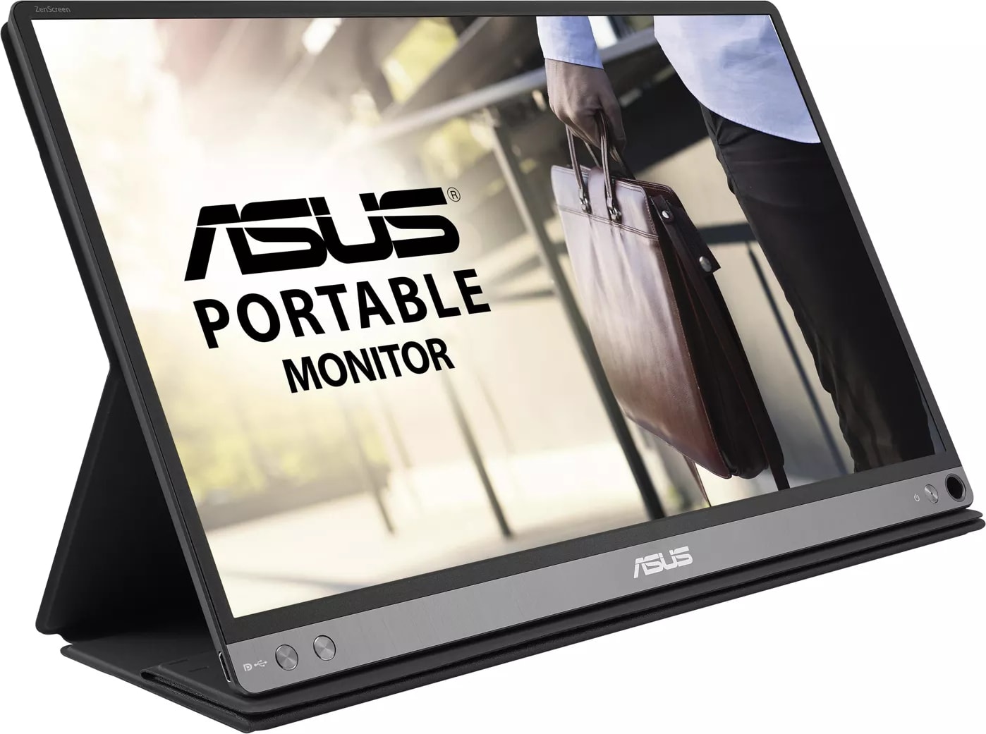 Asus ZenScreen GO MB16AHP 15.6'' Full HD LCD Monitor - 16:9 - Black - ONLINE ONLY