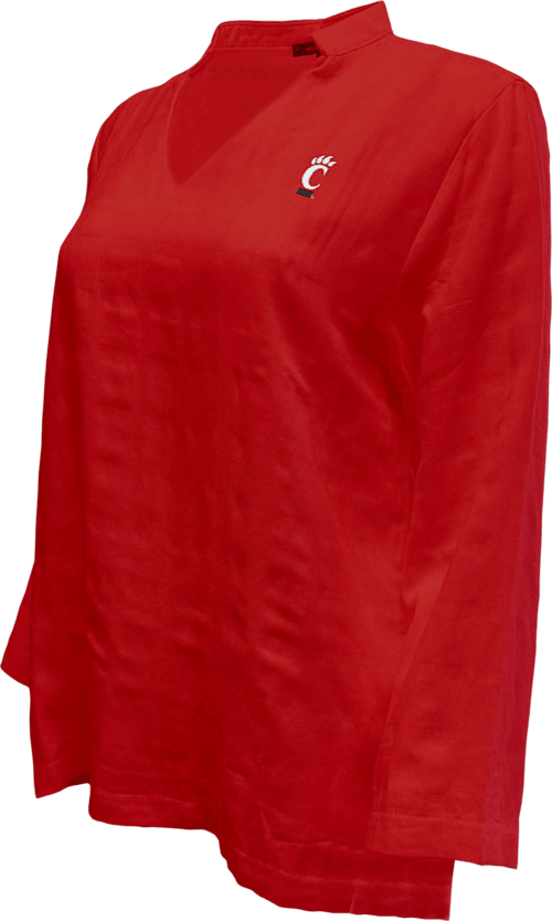 W LA JOLLA TUNIC W/RED/SM/.