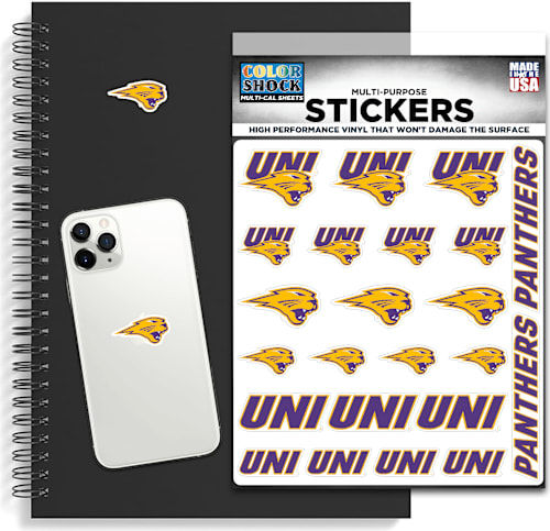 University of Northern Iowa Sticker Sheet
