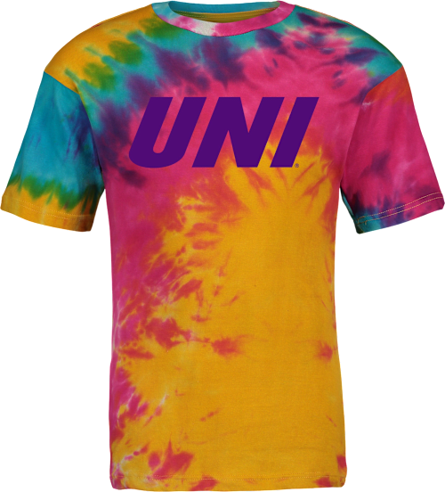 University of Northern Iowa Tie Dye Short Sleeve T-Shirt