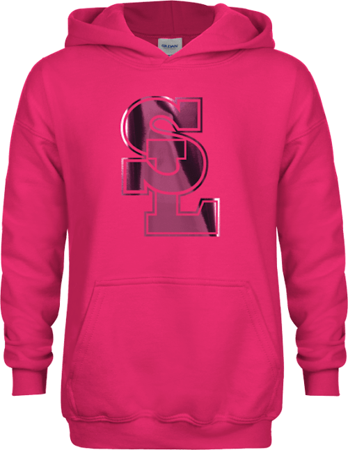 Salt Lake Community Youth Fleece Hoodie Primary Mark Foil - ONLINE ONLY