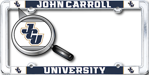 John Carroll University Thin Dome License Plate Frame