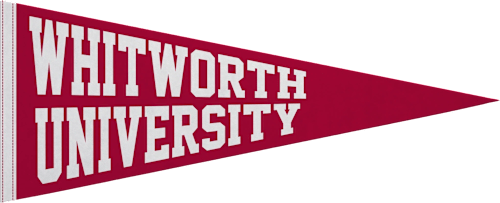 Whitworth University 12x30 Pennant