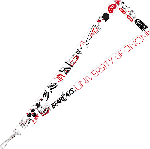 University of Cincinnati Julia Gash 3/4'' Satin Lanyard