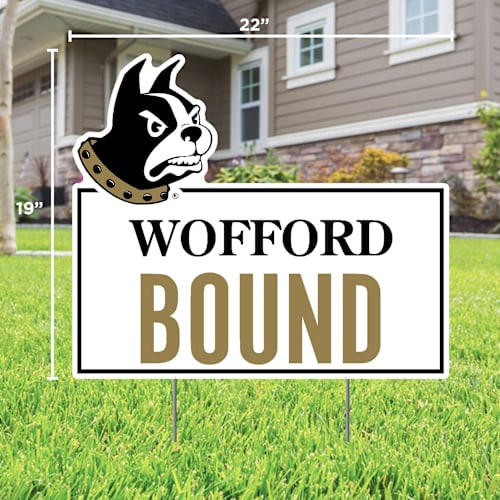 Wofford College Bound 22 x 19 Lawn Sign