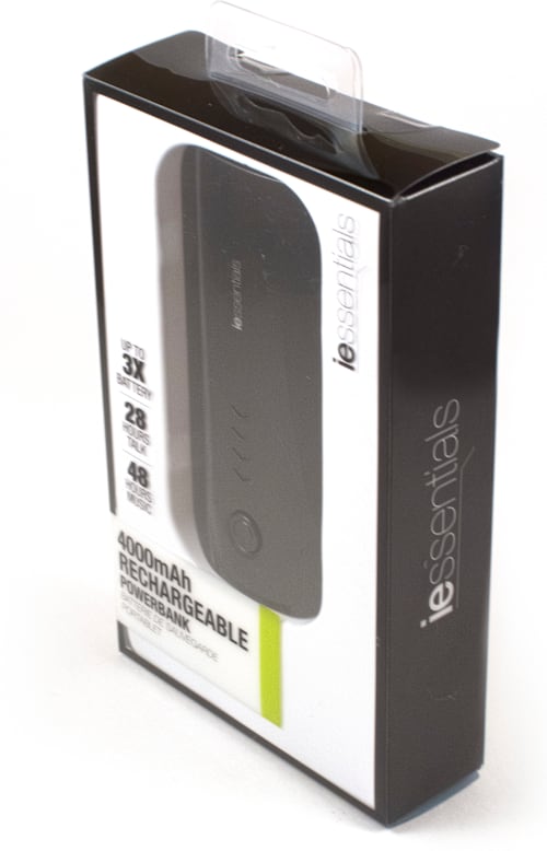 4,000mha Power Bank - Black