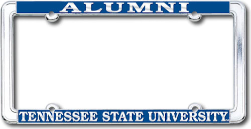 Tennessee State University Alumni Chrome License Plate Frame