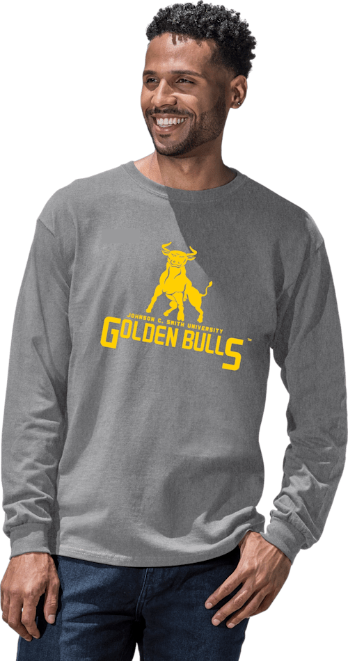 Johnson C. Smith University Golden Bulls Long Sleeve T-Shirt