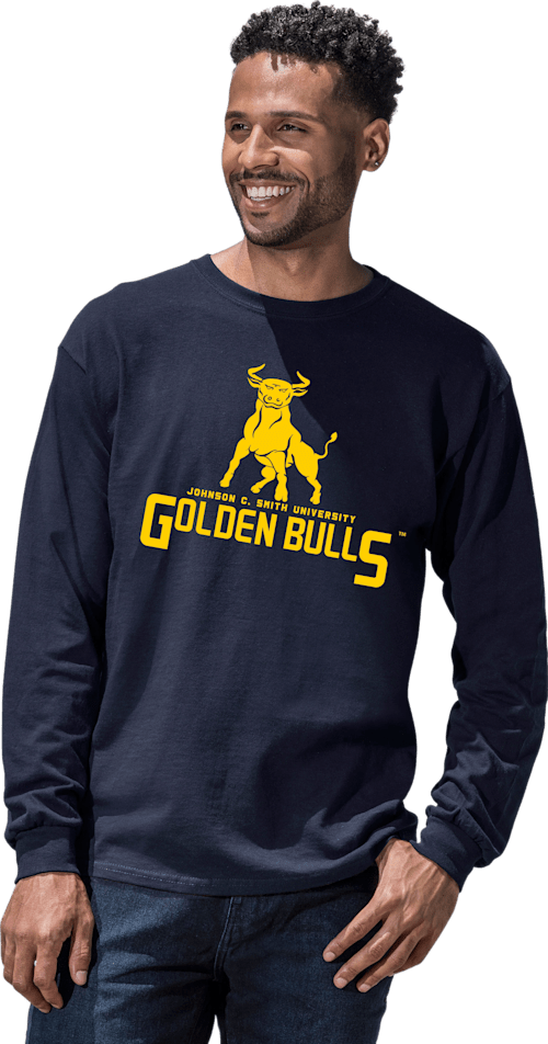 Johnson C. Smith University Golden Bulls Long Sleeve T-Shirt