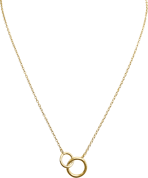 NK SMALL PED DBLCIRCLE GOLD