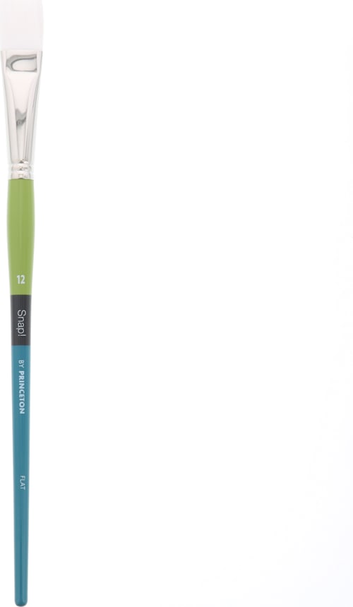 SNAP WHITE TAKLON FLAT 12 LONG HANDLE