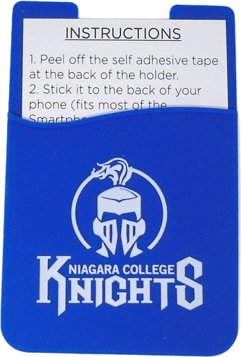 Niagara College - Welland Knights Silicone Phone Wallet
