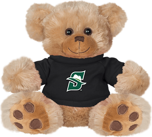 Stetson Plush Big Paw 8 1/2 inch Bear w/Shirt Primary logo - ONLINE ONLY