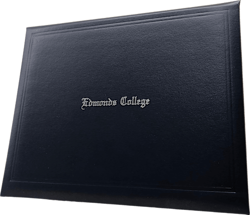 EDMONDS COLLEGE DIPLOMA COVER