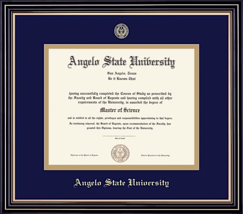 Angelo State University 11'' x 14'' Prestige Diploma Frame