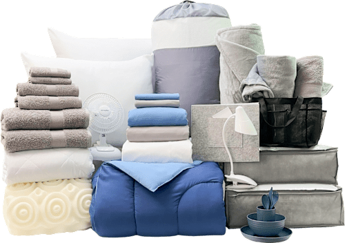 Complete 29pc Twin XL Bundle in Navy Light Blue-  SHIPS 8/1 FOR IN-STORE PICKUP ON FALL MOVE-IN WEEKEND.