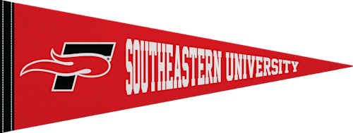 Southeastern University 9X24 Full Color Pennant