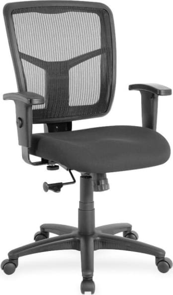 CHAIR BLK MNGR MESH MIDBACK