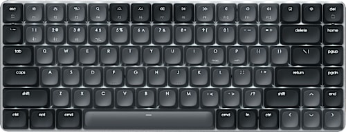 Satechi SM1 Slim Mechanical Backlit Bluetooth Keyboard, Dark
