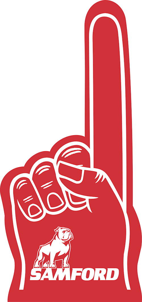 Samford University 18'' Bulldogs Foam Finger