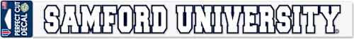 Samford University 2'' x 17'' Perfect Cut Decal