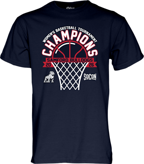 Samford University Women's Basketball 2026 SoCon Tournament Champions Short Sleeve T-Shirt