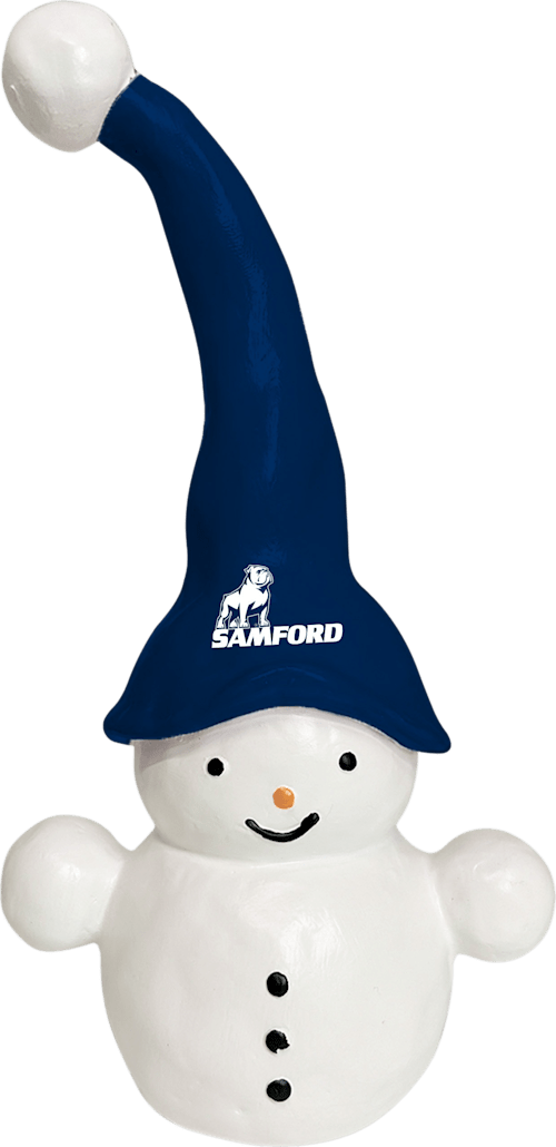 Samford University Bulldogs Theo the Snowman