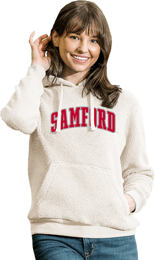 Samford University Women's Sherpa Hooded Sweatshirt