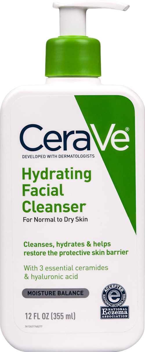 CeraVe Hydrating Facial Cleanser 16oz. - For Normal to Dry Skin