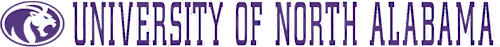 University of North Alabama Lions Strip Decal
