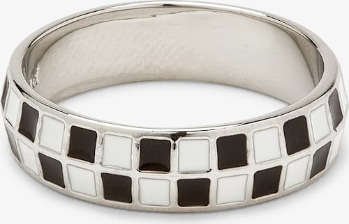 CHECKBRD RING SZ 7