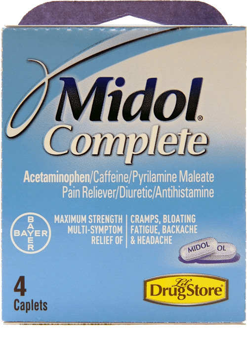 LIL MIDOL MENSTRAL CAPS 4CT