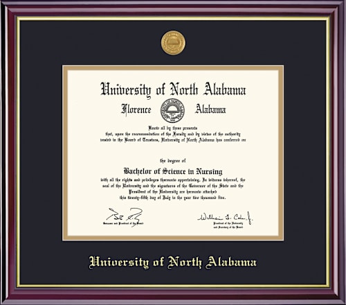 University of North Alabama 8'' x 10'' Windsor Diploma Frame