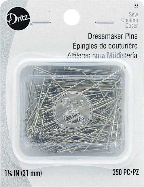 Dritz Pins Dressmaker 1.25'' Steel 350pc