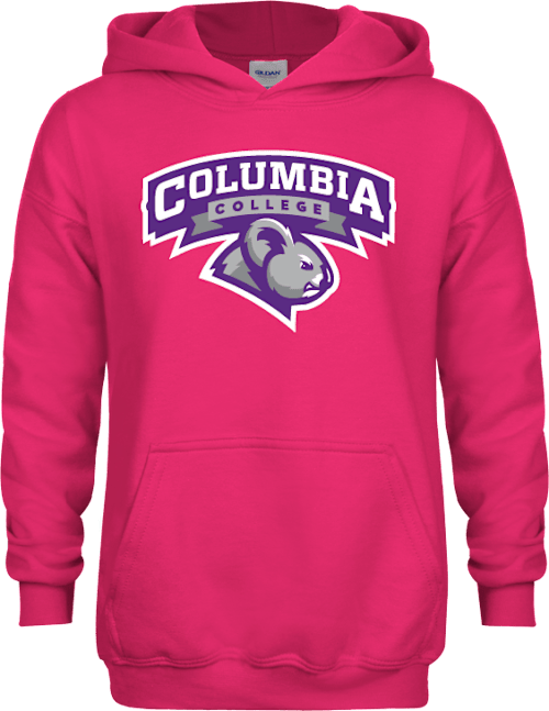 Columbia College (SC) Youth Fleece Hoodie Primary Mark - ONLINE ONLY