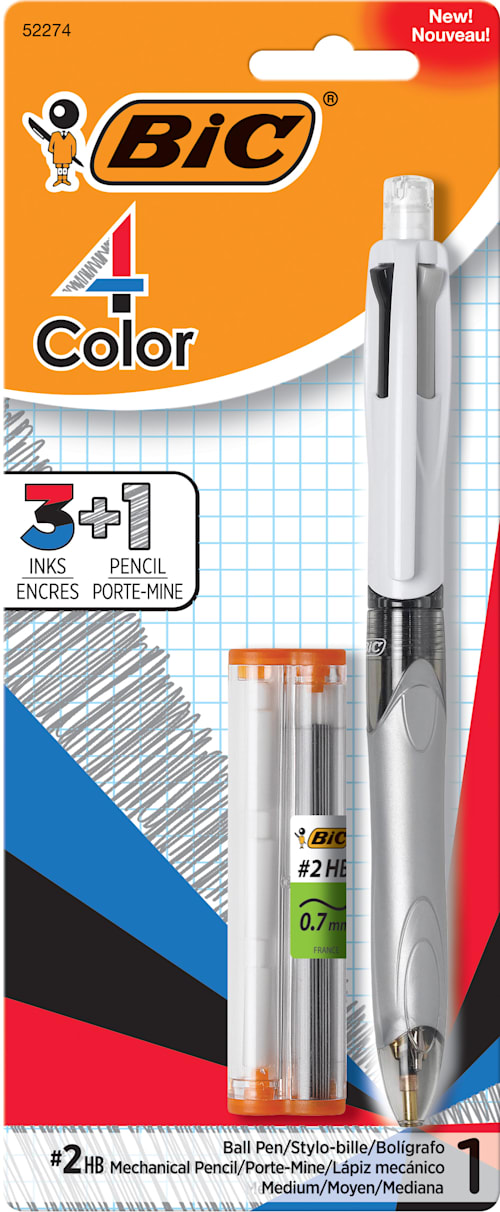 PEN 4 COLOR 3 + 1 MECH PENCIL